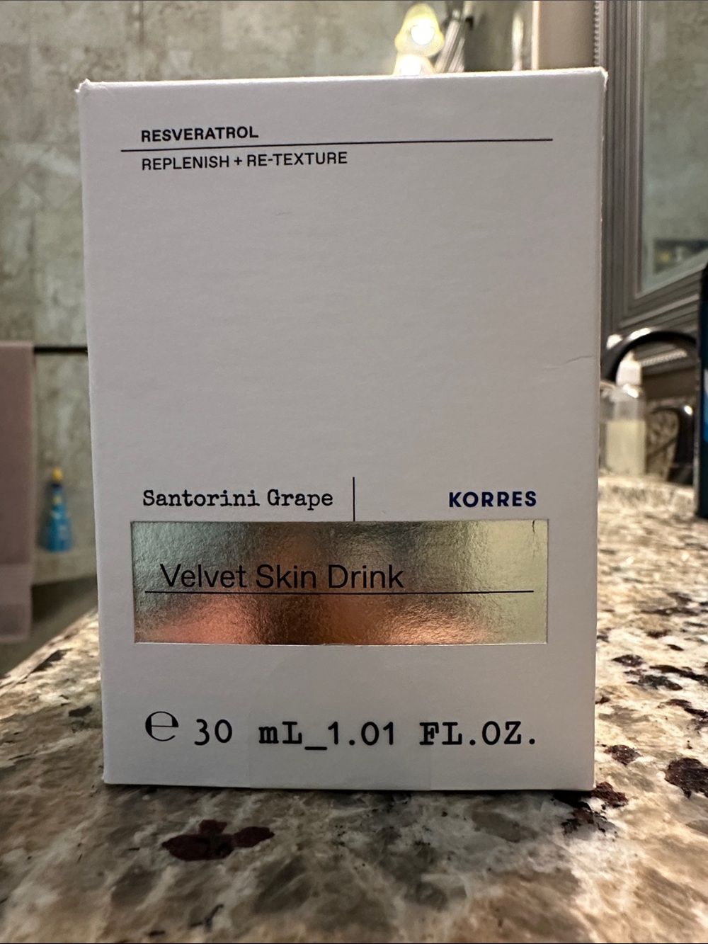 KORRES Velvet Skin Drink Resveratrol Santorini Grape - White